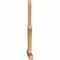 Ekena Millwork Richland Timber Gable Bracket, Western Red Cedar, 96"W x 56"H x 3 1/2"D x 3 1/2"F, 14/12 Pitch GBW096X56X0404RIC00SWR - alternate 5